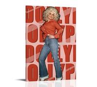 XYZIGY Dolly PartonBedroom Wall Printing Gallery Art Canvas Printing Poster Home Bathroom Bedroom Office Living Room Decoration Canvas Poster16x24inch(40x60cm) Frame-style
