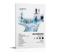 XYZIGY OK Computer by RadioheadBedroom Wall Printing Gallery Art Canvas Printing Poster Home Bathroom Bedroom Office Living Room Decoration Canvas Poster08x12inch(20x30cm) Frame-style