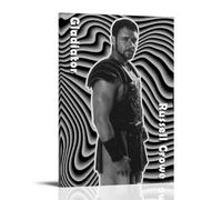 XYZIGY Russell CroweBedroom Wall Printing Gallery Art Canvas Printing Poster Home Bathroom Bedroom Office Living Room Decoration Canvas Poster24x36inch(60x90cm) Frame-style