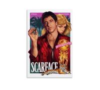 XYZIGY ScarfaceBedroom Wall Printing Gallery Art Canvas Printing Poster Home Bathroom Bedroom Office Living Room Decoration Canvas Poster20x30inch(50x75cm) Unframe-style