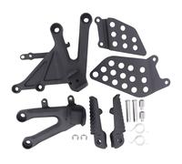 XYZMT Motorcycle Front Rider Footrest Foot Pegs Bracket Set for Honda CBR1000RR 2004-2007 2006 2005 (Black)