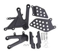 XYZMT Motorcycle Front Rider Footrest Foot Pegs Bracket Set for Honda CBR1000RR 2004-2007 2006 2005 (Black)