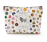 XYZONE Cosmetic Bag, Zodiac Themed Travel Makeup Bags, Birthday Gifts for Women & Astrology Lovers, As shown in the picture