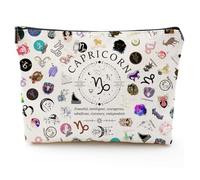 XYZONE Cosmetic Bag, Zodiac Themed Travel Makeup Bags, Birthday Gifts for Women & Astrology Lovers, As shown in the picture