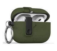 XZC Design Modern Lock for Apple AirPods Pro 3rd Generation Case (2025) - Sleek Protective Style with Locking Security Fluffy Paint Compatible with Airpods Pro 3 (Green)