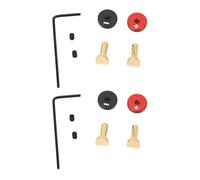 Xzcvalimn 4PCS RC Battery Heatsink Plugs Grips Set, Aluminum 4.0mm Banana Plug Connectors with Screws for Off Road Truck RC Car Airplane Repair and Maintenance