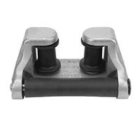 Xzcvalimn Boat Bow Fairlead Roller, Marine Hardware Accessories, Aluminum Rustproof Cleat Bollard Chock Wheel with Roller Design for Angled Pulls, Durable Marine Boat Accessories for Rope Pr