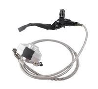 Xzcvalimn Hydraulic Rear Disc Brake Caliper System with Master Cylinder and Brake Pads for 150cc 250cc Quad Dirt Bike ATV, Aluminum Alloy Rear Caliper Brake System