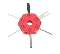 Xzcvalimn Terminal Tool 14900, Wire Terminal Release Tool for Pack Con and Weather Pack Terminals on C3 Systems, Multi Socket Metal Extractor with Durable Construction