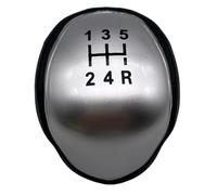 XZCVTYW Shifter Knobs 5/6 Speed CAR Gear Shift Knob Headball for Ford for C-Max Focus Mk2 Mk3 Grand C-Max Galaxy Kuga Transit Connect S-Max Car Gear Shift Knob Head(Silver 5 Speed)