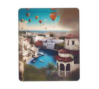 XZDAL a Travel Dreams Multi-Color Thickened Rubber Lock Edge Mouse Pad 10 x 12 inch for Office, Gaming, Study, and Work Desk