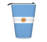 XZDAL Argentine Flag Pencil Case with Expandable Design, Portable and Lightweight Storage for Stationery, Small Items