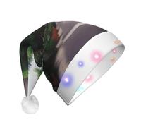 XZDAL aUrban Jungle Christmas Light-Up Decorative Hat for Adult - Santa Claus Holiday Costume Accessories