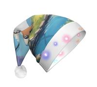 XZDAL beautiful river windmill Christmas Light-Up Decorative Hat for Adult - Santa Claus Holiday Costume Accessories
