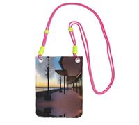 XZDAL ChillingChills Crossbody Mobile Phone Bag Fuchusia for Women, Fashionable and Adjustable, Lightweight for Daily Use