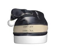 XZDAL DarkDelights Adult Christmas Hat Plush Holiday Party Costume Accessory for Festivals and Events