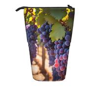 XZDAL Desert Grapes Pencil Case with Expandable Design, Portable and Lightweight Storage for Stationery, Small Items