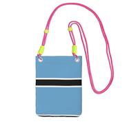 XZDAL Flag of Botswana Crossbody Mobile Phone Bag Fuchusia for Women, Fashionable and Adjustable, Lightweight for Daily Use