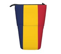 XZDAL Flag of Chad Pencil Case with Expandable Design, Portable and Lightweight Storage for Stationery, Small Items
