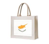 XZDAL Flag of Cyprus Durable Canvas Tote Bag for Everyday Use with Travel, Work, Shopping, and Outdoor Adventures