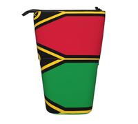 XZDAL Flag of Vanuatu Pencil Case with Expandable Design, Portable and Lightweight Storage for Stationery, Small Items