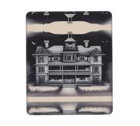 XZDAL HorrorHaven Multi-Color Thickened Rubber Lock Edge Mouse Pad 10 x 12 inch for Office, Gaming, Study, and Work Desk