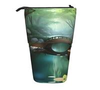 XZDAL Little Bridge in The East Pencil Case with Expandable Design, Portable and Lightweight Storage for Stationery, Small Items