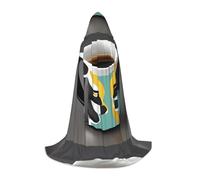 XZDAL Mug coffee Hooded Cape S For Teenagers Long Cloak Costume Cosplay Masquerade Carnival Party