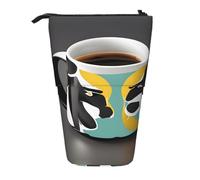 XZDAL Mug Coffee Pencil Case with Expandable Design, Portable and Lightweight Storage for Stationery, Small Items