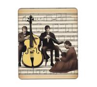 XZDAL Musical Moments Multi-Color Thickened Rubber Lock Edge Mouse Pad 10 x 12 inch for Office, Gaming, Study, and Work Desk