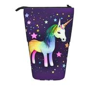 XZDAL One-Horse Star Pencil Case with Expandable Design, Portable and Lightweight Storage for Stationery, Small Items