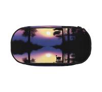 Xzdal Peaceful Dawn Printed Pencil Bag for Storing Stationery Or Cosmetics, Catering to Diverse Storage Needs