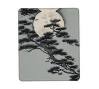 XZDAL Pine tree under the moon Multi-Color Thickened Rubber Lock Edge Mouse Pad 10 x 12 inch for Office, Gaming, Study, and Work Desk