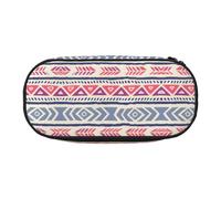 Xzdal Plain Geometric Floral Pattern Printed Pencil Bag for Storing Stationery Or Cosmetics, Catering to Diverse Storage Needs