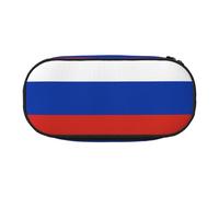 Xzdal Russian Flag Printed Pencil Bag for Storing Stationery Or Cosmetics, Catering to Diverse Storage Needs