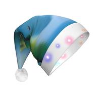 XZDAL Serene Waters Christmas Light-Up Decorative Hat for Adult - Santa Claus Holiday Costume Accessories