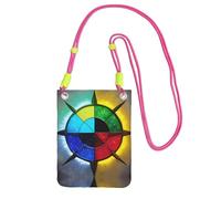 XZDAL Shine in all directions Crossbody Mobile Phone Bag Fuchusia for Women, Fashionable and Adjustable, Lightweight for Daily Use