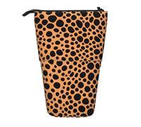 XZDAL Spotted Wallpaper Pencil Case with Expandable Design, Portable and Lightweight Storage for Stationery, Small Items