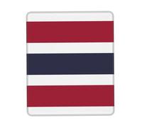XZDAL Thailand Flag Multi-Color Thickened Rubber Lock Edge Mouse Pad 10 x 12 inch for Office, Gaming, Study, and Work Desk