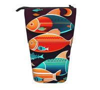 XZDAL There is Another Fish in The Fish Pencil Case with Expandable Design, Portable and Lightweight Storage for Stationery, Small Items