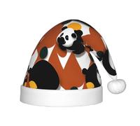 XZDAL Tumbling panda Festival Santa smooth touch Hat for Holiday Party Costume Accessories Decoration