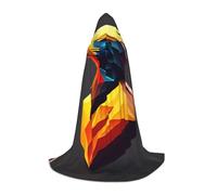 XZDAL vector Hooded Cape S For Teenagers Long Cloak Costume Cosplay Masquerade Carnival Party