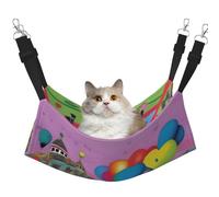 XZDAL Velvety Soft a PetrifyingParade Hammock M for Pet Cats, Adjustable with Metal Hooks, Double-Sided for Ultimate Comfort