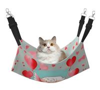 XZDAL Velvety Soft Cute loving boy Hammock M for Pet Cats, Adjustable with Metal Hooks, Double-Sided for Ultimate Comfort