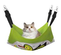 XZDAL Velvety Soft Duck Flock game Hammock L for Pet Cats, Adjustable with Metal Hooks, Double-Sided for Ultimate Comfort