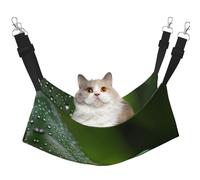 XZDAL Velvety Soft Rainbows Insects Hammock L for Pet Cats, Adjustable with Metal Hooks, Double-Sided for Ultimate Comfort