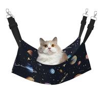 XZDAL Velvety Soft The Solar Family Hammock L for Pet Cats, Adjustable with Metal Hooks, Double-Sided for Ultimate Comfort