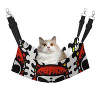 XZDAL Velvety Soft Two heads put together Hammock L for Pet Cats, Adjustable with Metal Hooks, Double-Sided for Ultimate Comfort