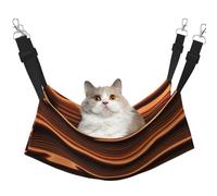 XZDAL Velvety Soft Vast desert Hammock M for Pet Cats, Adjustable with Metal Hooks, Double-Sided for Ultimate Comfort