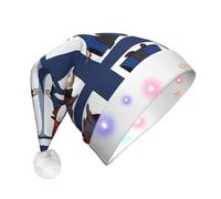 XZDAL WitchingHour Christmas Light-Up Decorative Hat for Adult - Santa Claus Holiday Costume Accessories
